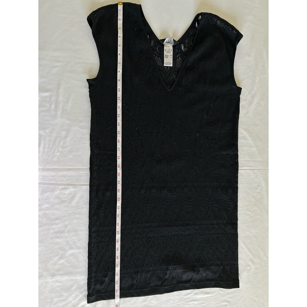 JETS Swimwear by Jessika Allen Intrigue Black Cover Up Dress Size 10 Medium - Picture 10 of 10